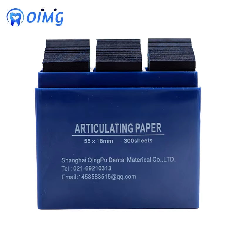 Dental Articulating Paper Blue Strips Dental Lab Products Oral Dentist Teeth Care Whitening Material Tool 55*18Mm 300PCS