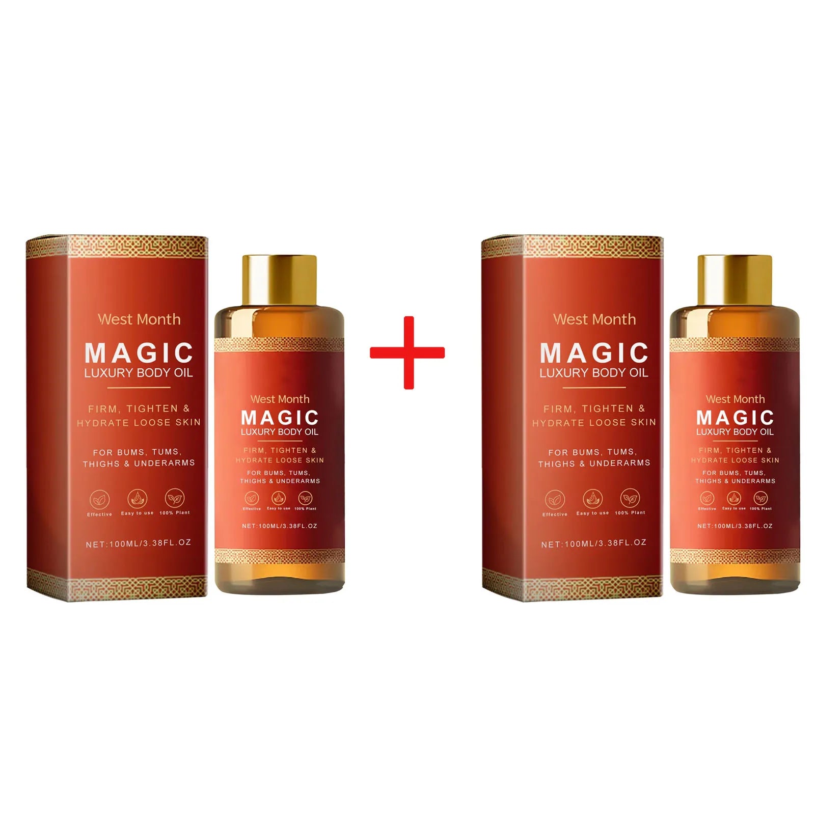Magic Luxury Body Oil Deeply Moisturizing Dry Skin Tightening Firming Chest Thighs Rejuvenating Repairing Soften Nourishing Oil