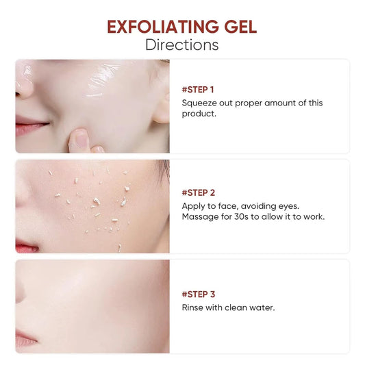 50G Exfoliating Gel & Whitening Moisturizer for Radiant Skin