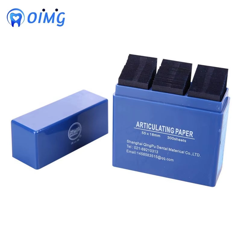 Dental Articulating Paper Blue Strips Dental Lab Products Oral Dentist Teeth Care Whitening Material Tool 55*18Mm 300PCS