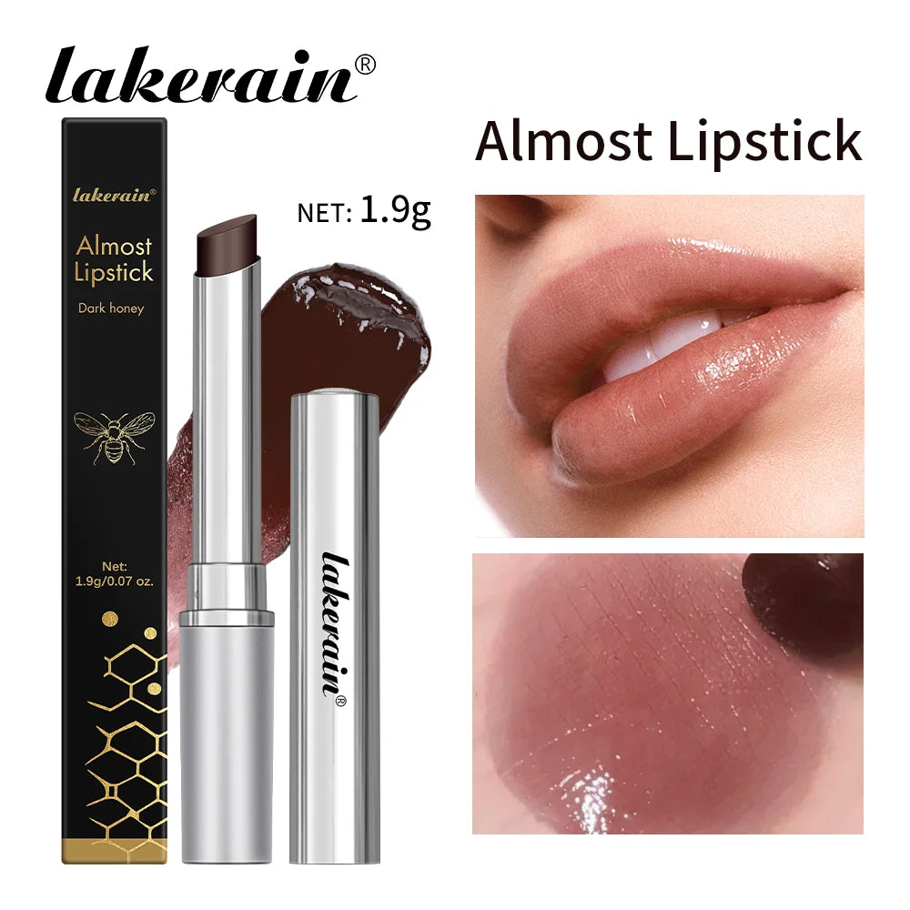 Black Honey Lipstick Long Lasting Moisturizing Natural Lip Plumper Makeup Lip Plumping Gloss Cosmetics Exfoliating for Lip